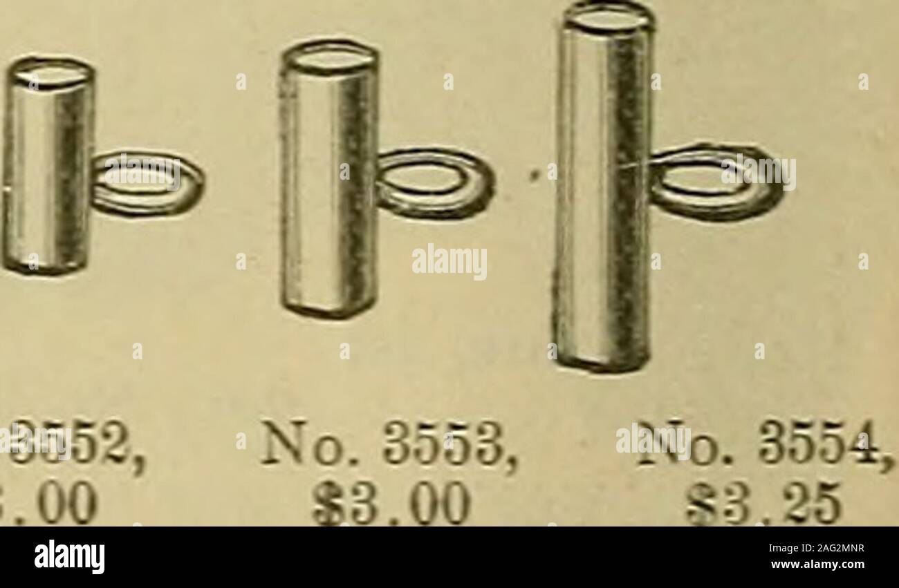 . Xx secolo catalogo delle forniture per orologiai, gioiellerie e parentado mestieri. Rivestito in pelle, igt di qualità. Piastra Kolled. Piastra di laminati di fine catena suggerimenti. Piastra di laminato, per doz., n. 3541, n. 3542, n. 3543,40c 50c 60c argento per doz.. No. 3544, n. 3545, n. 8.546, 45c 50c 60c piastra laminati orecchio suggerimenti pendente. No. 3.539. Signori.. 11.50n. 3-540. Onorevoli colleghe. 1.25 6 ^ ^. No. 8552, n. 3553,13.00 13.00 n. 3547, n. 3548, n. 3549, n. 3550, n. 3551,Doz. 25c 25c 35c 25c 20c suggerimenti. PlatSilver laminati. ..PerGold, te,doz.,No.o555, 10.50 n. 35o6. $0,50 n. 8557, $0,50 n. 3558, $0,50 n. 3559, |0,60 n. 3560 Foto Stock