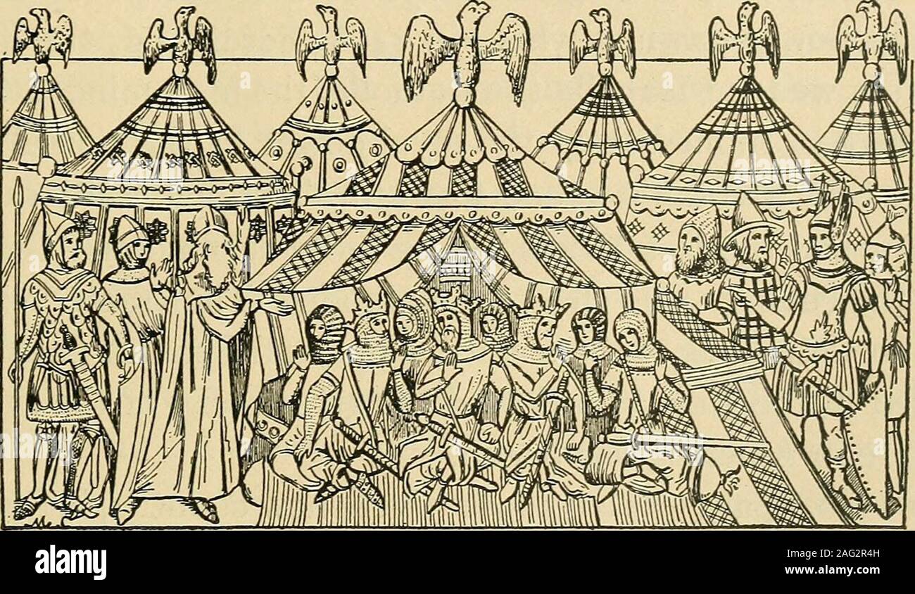 . Una storia medievale e moderna in Europa per le scuole secondarie. Il mondo ALLA FINE DEL MEDIOEVO 221 di nuove idee avevano permeato la maggior parte della popolazione. Therewas un grande zelo per sviluppare nelle scuole e di fondare universitiesin tutti i più importanti membri. Anche i tedeschi erano molto orgogliosi della patria e gelosi degli stranieri. L anelito fora regno, ditta di governo che dovrebbe dare prosperità athome e gloria all'estero era molto grande. Vi è stata anche astrong corrente della sensazione che non tutto era bene con la Chiesa,e che anche in questo caso deve venire una radicale riforma. 121. La venuta di Spagna. Da 15 Foto Stock