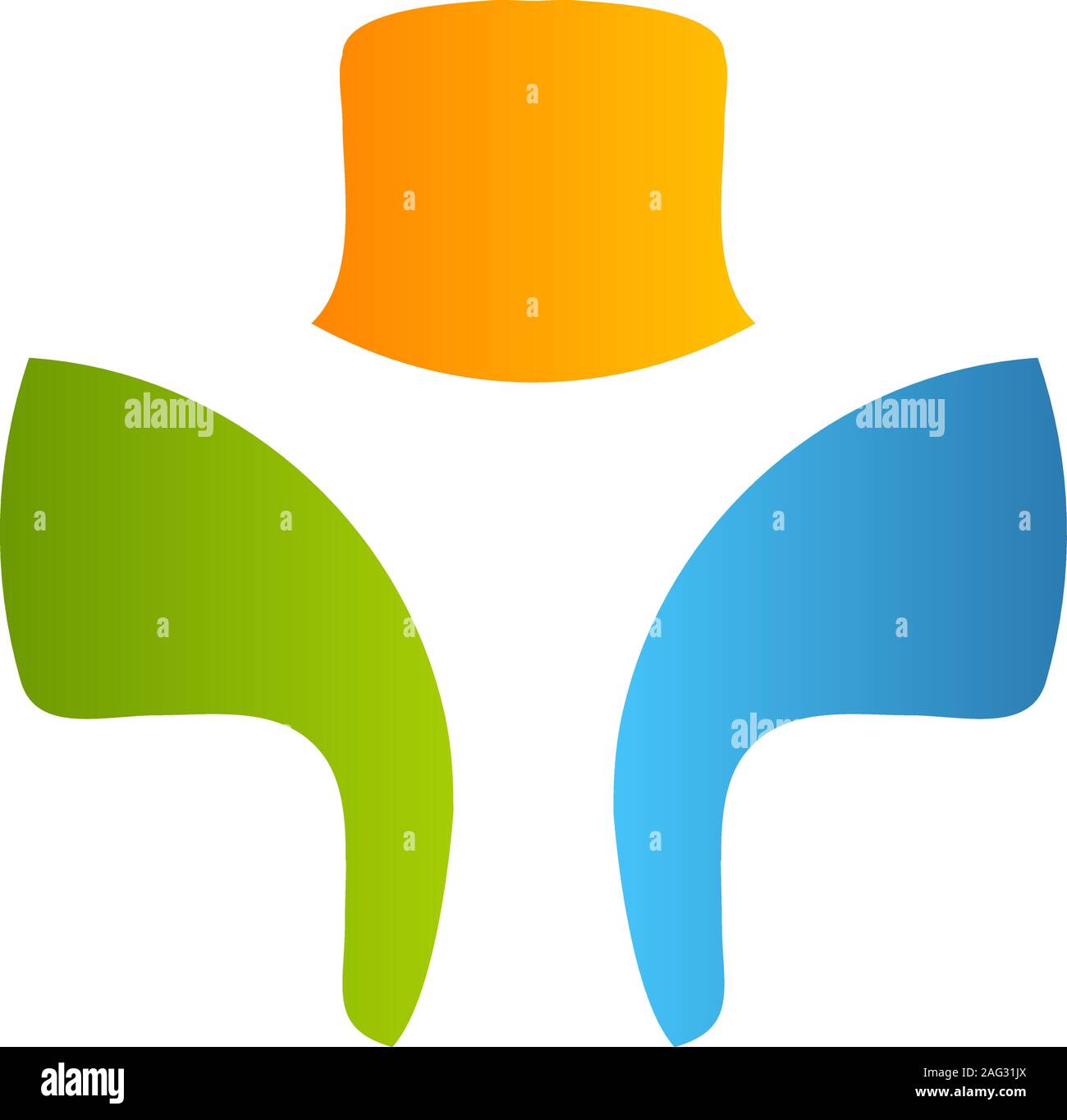 Isolate il vettore astratto logo. Simbolo più. Segno matematico. Rel Illustrazione Vettoriale
