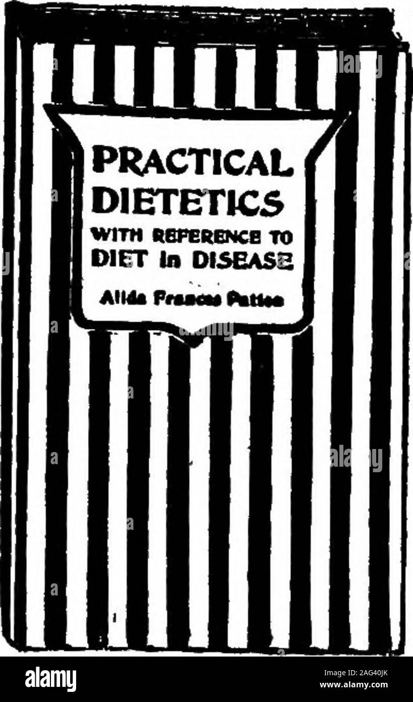 . Istituzione ricette per utilizzare nelle scuole, scuole, ospedali e altre istituzioni. Lo troverete ogni bit come soddisfacente come costoso il burro è fatto del cibo concentrato elementi del cacao-dado e arachidi, agitati con ricchi di latte pastorizzato andcream con sale aggiunto. I costi di un terzo a meno di burro e passa un terzo più lontano. Droghiere Ifyour privo di essa, egli potrà ordinare per voi se voi insistete. Vittorio V. CLAD CO. 217.219 SUD UNDICESIMO STREETPHILADELPHIA af fabbricanti di attrezzature da cucina per scuole e istituzioni. Dodicesima edizione PAHEES Dietologia pratica (143.000 ora in Foto Stock