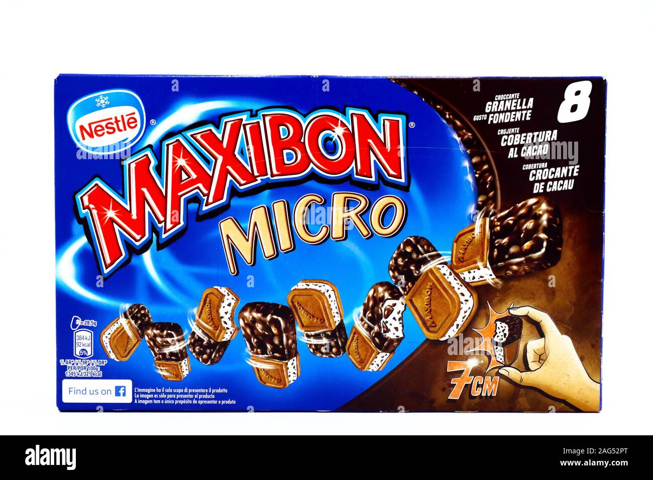 MAXIBON Gelato. Maxibon è un marchio di Nestlé Foto Stock