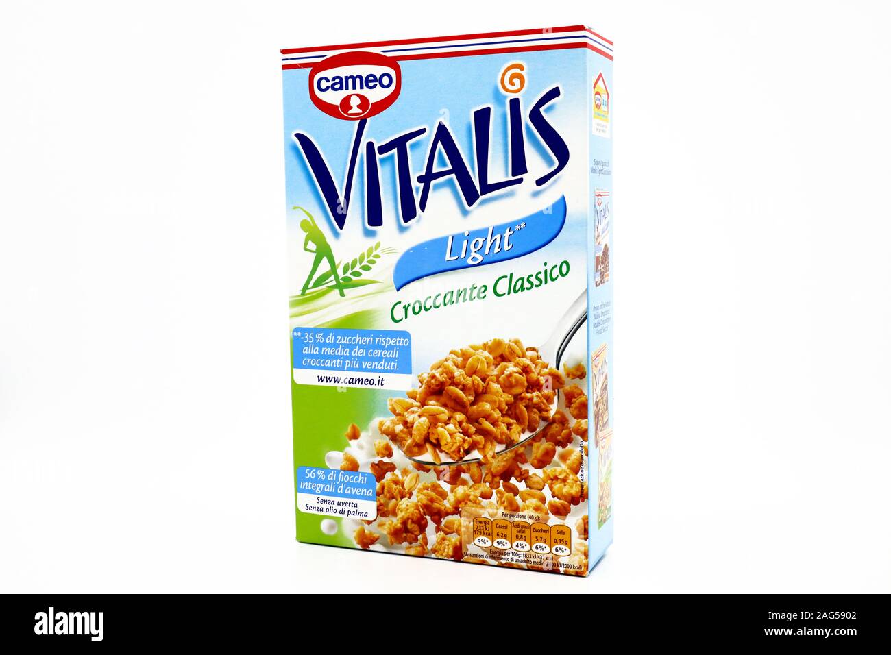 Vitalis Cameo scatola di cereali. Il Cameo è un marchio di Dr. Oetker Foto  stock - Alamy