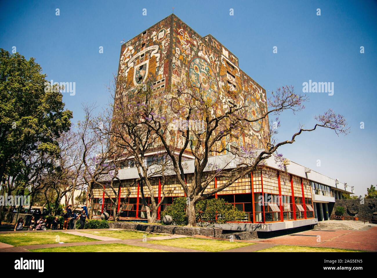 Città Universitaria della Universidad Nacional Autonoma de Mexico UNAM - Patrimonio mondiale dell UNESCO Foto Stock