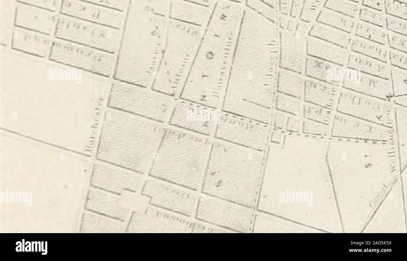 . Vecchio e nuovo Montreal con una serie di viste comparativo che illustra la crescita e lo sviluppo dei più grandi città. -• ;. Foto Stock