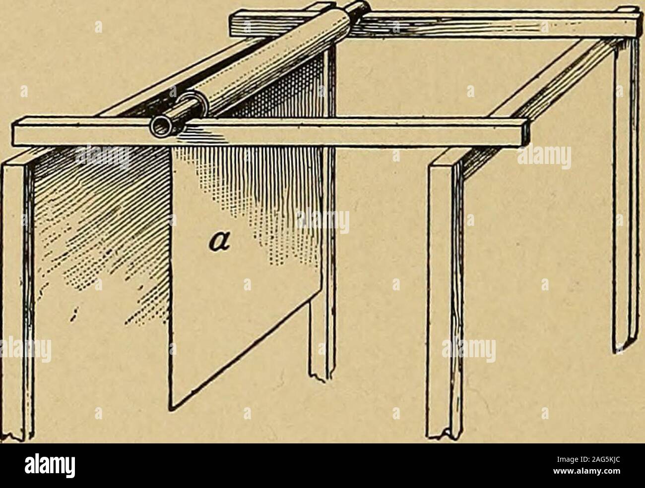 . L'arte di piombo ardente; una pratica treatise spiegando l'apparecchiatura e procedimenti. opo è tagliato --???• Pis- 39--(^) Cinturino Spalato e piegate in direzioni alternate.(B) estremità conica della fascetta. eventuali macchie irregolari possono essere planati off liscia conun piccolo piano di regolarizzazione, impostata in modo tale da togliere la luce di Avery chip. Il conduttore dovrebbe ora essere postoin posizione e vestito senza problemi utilizzando un pezzodi pino, o altra scheda morbido, come un comò. Thismust essere posato su qualsiasi irregolarità e thenpounded giù liscia con un legno pesante mal-let, dopo di che le cuciture devono essere rasate andburned in una sola volta o se le cuciture sono sho Foto Stock