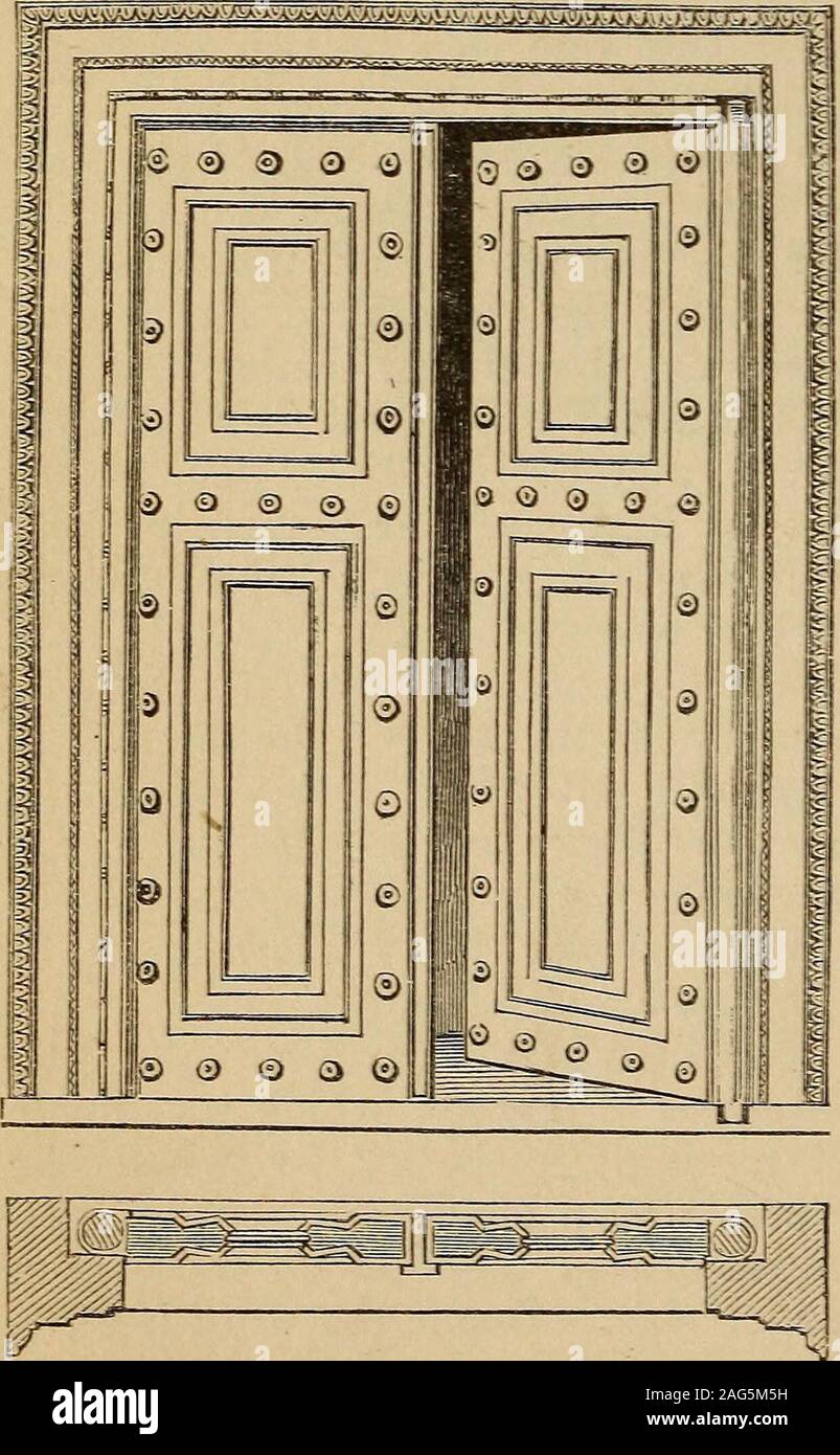 . Il compagno illustrato al dizionario Latino e Greco lessico; formare un glossario di tutte le parole che rappresentano gli oggetti visibili connesso con le arti, produce e ogni giorno la vita dei Greci e dei romani, con rappresentazioni di quasi due mila oggetti di antiquariato. quelli di dimensioni alarger. Quindi la parola è oftenmet con in numero plurale, mentreil sail attaccati ad esso è al sametime espressa dalla singolare- un?i-tennis totum subnectite velum (Ovidio,soddisfatte. xi. 483.). Piccoli cantieri di asingle pezzo sono rappresentati in diversi 40 ANTEPAGMENTUM. ANTEKIDES. del legno-tagli, Foto Stock