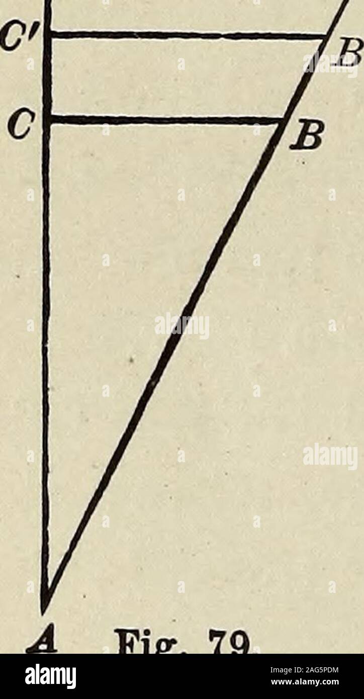 . Elementi di teorico e descrittivo per l'astronomia, per l'uso di istituti e accademie. 242 Appendice. Appendice. Definizioni MATEMATICHE E FORMULA trigonometria piana. 1. Il complemento di un angolo o Arco è il resto ottenuto sottraendo l'angolo o Arco da 90°. 2. Il supplemento di un angolo o Arco è il resto ottenuto sottraendo l'angolo o Arco da 180°. 3. Il reciproco di un quantitativo è il quoziente derivante dal dividendo 1 in che quantità: così il reciproco di un è -mi~ 4. Nella serie di triangoli rettangoli ABC, ABC, ABCt &c,C 1B ^ navmg un comune angolo a, abbiamo Foto Stock