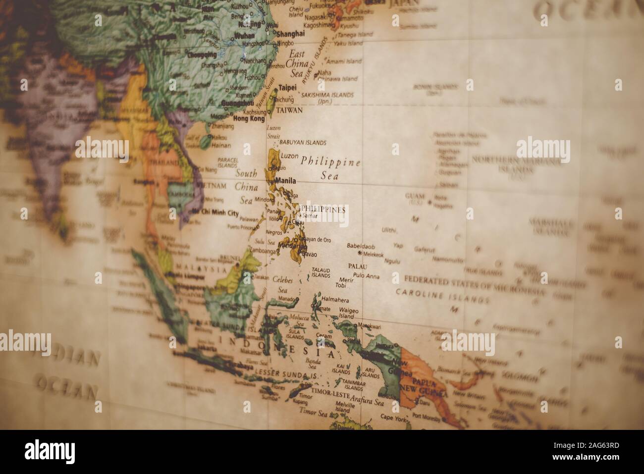 Southeast asia map vector immagini e fotografie stock ad alta