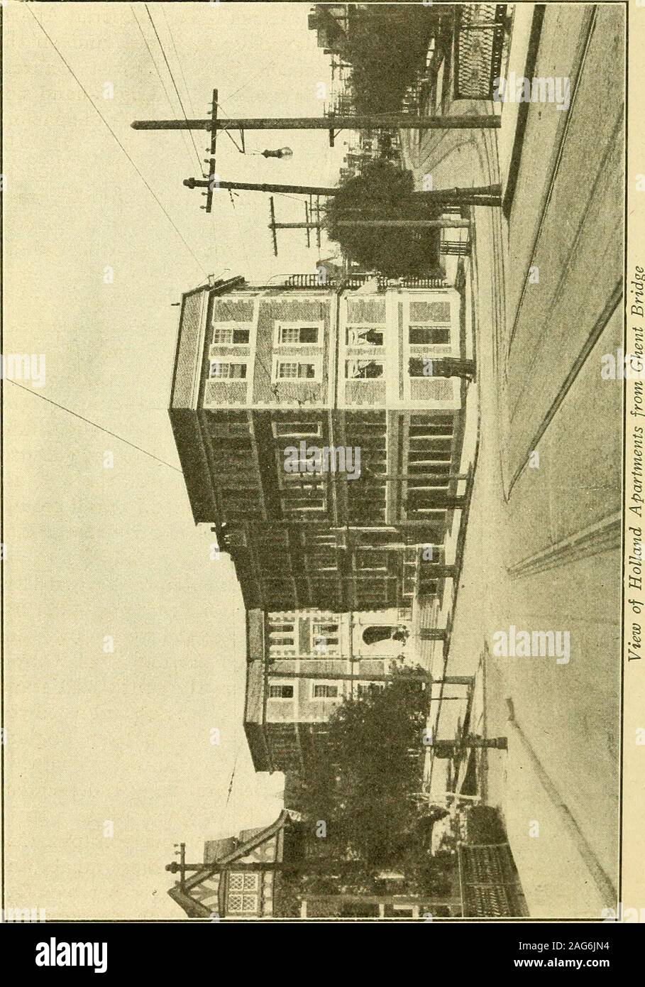 . Illustrate la guida standard di Norfolk e Portsmouth e gli eventi storici della Virginia 1607 a 1907. La strada per il in-tersection di Dunmore, Sacro Cuore (Cattolica) Chiesa forse si vede sulla sinistra e la Taylor homestead, che occupiesalmost un intero blocco tra Dunmore e Yarmouth, è sullato destro. Continuando attraverso York Street e York Place, aturn è realizzato a sinistra in Granby Street e da lì toLafayette Park un eccellente guida lungo Granby Boulevard isafforded. Dopo un viaggio attraverso il terreno spazioso di Lafayette Park, il tour riporta il visitatore attraverso Granby Bo Foto Stock