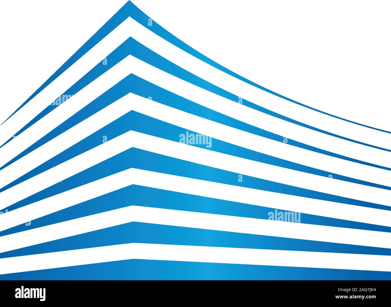 Isolato immobiliare di logo. Edificio icona di colore. Agenzia di noleggio logo. Icona di architettura. Costruzione agenzia di sviluppo logo. Città quartiere logotipo. Illustrazione Vettoriale