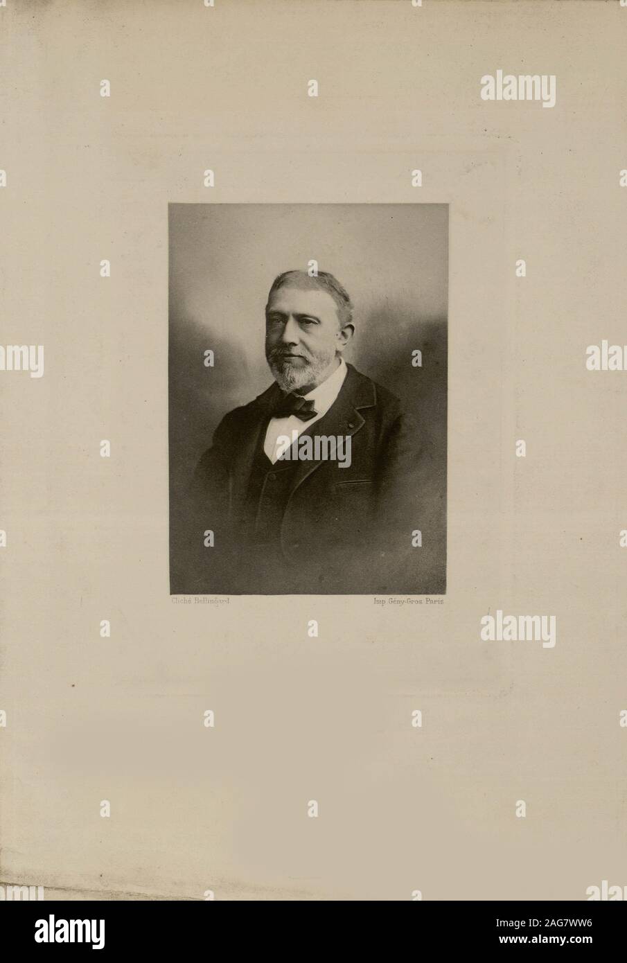 Ritratto di &#xc9;miglio Guimet (1836-1918). Collezione privata. Foto Stock