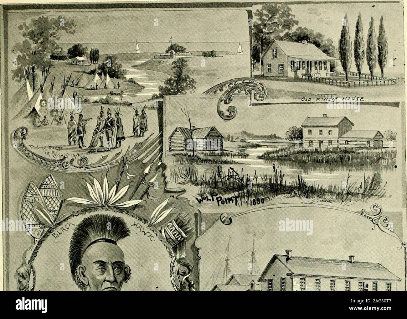 . Enciclopedia storica dell'Illinois irie du Roclier.) sottoil scoppio della guerra di indiano e francese (1756), la fortificazione originale è stato riparato andvirtually ricostruita. Il suo costo in quel momento è esti-accoppiato ad avere pari a 1.000.000 Frenchcrowns. Dopo l'occupazione dell'Illinois da theBritish, Fort Chartres rimaneva ancora la sede ofgovernment fino al 1772, quando un lato di thefortification è stato lavato via da un freshet, andheadquarters sono state trasferite a KaskaskiaThe prima legge comune corte mai tenuto in Mis-sissippi Valle fu istituito qui, nel 1768, Dail ordine del colonnello Wilkins di t Foto Stock