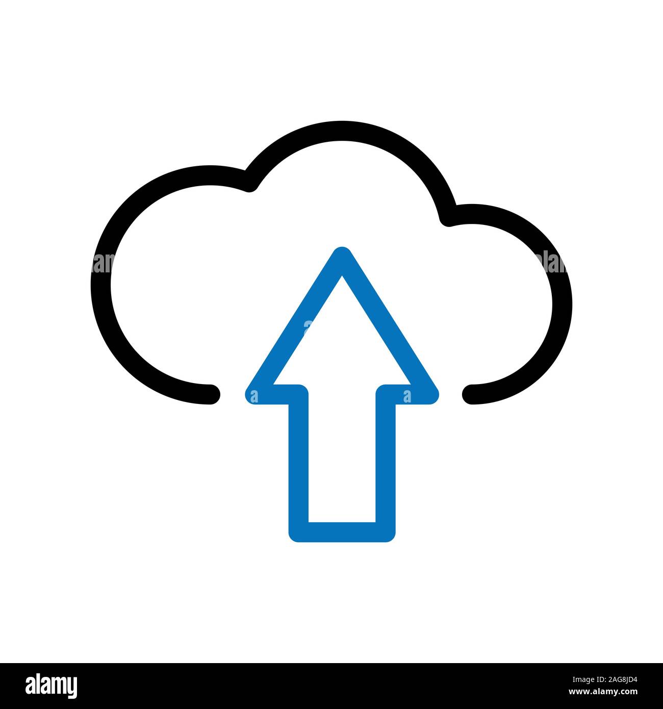 Immagine di progettazione icona linea interfaccia utente di base. Può essere utilizzato anche per l'interfaccia utente. Adatto per applicazioni mobili, applicazioni Web e supporti di stampa. Foto Stock
