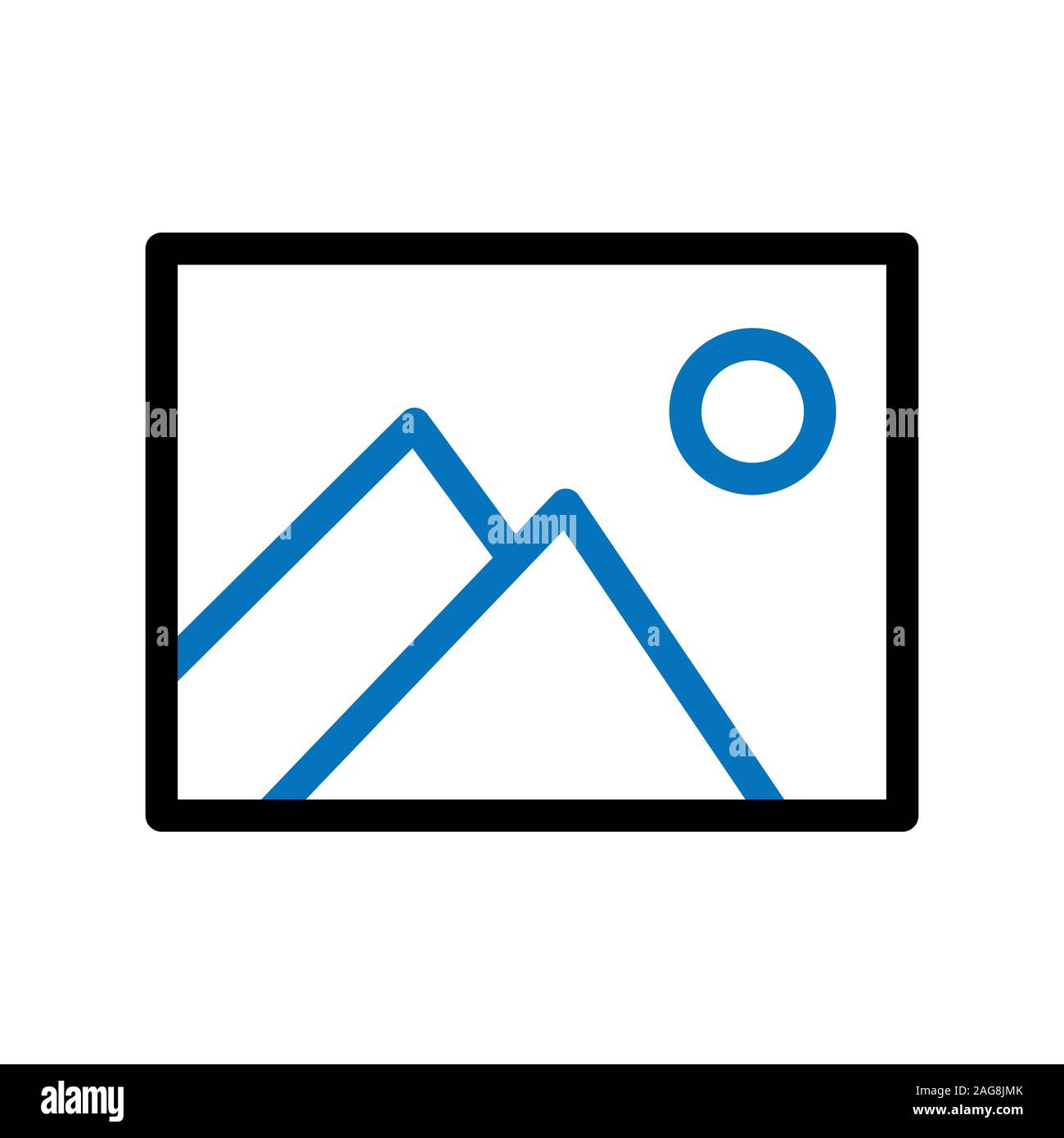 Immagine di progettazione icona linea interfaccia utente di base. Può essere utilizzato anche per l'interfaccia utente. Adatto per applicazioni mobili, applicazioni Web e supporti di stampa. Foto Stock