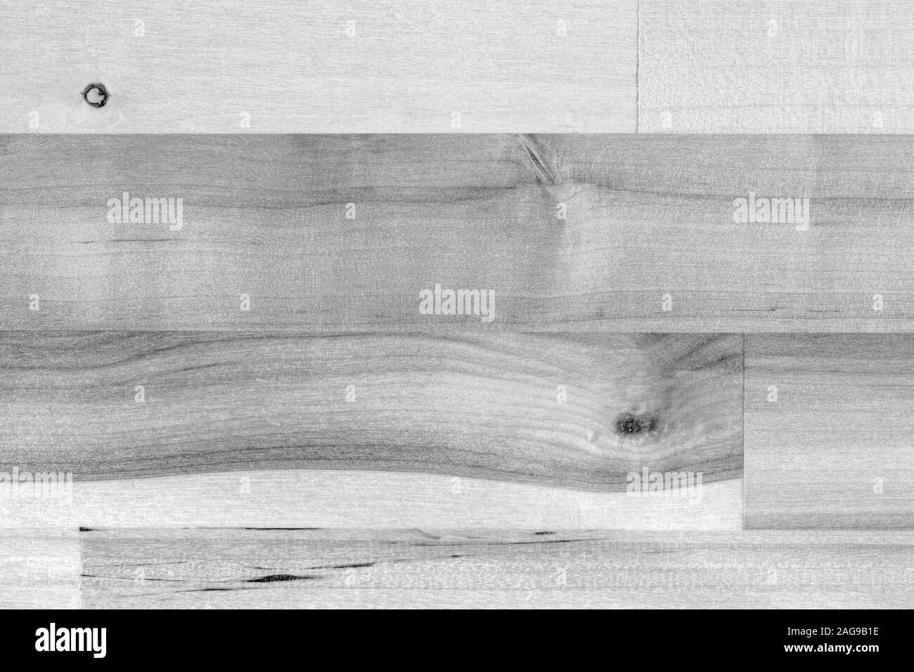 Bianco e nero tavolato in legno texture. Sfondo astratti per la progettazione con copia spazio per un testo. Monocromatico. Foto Stock