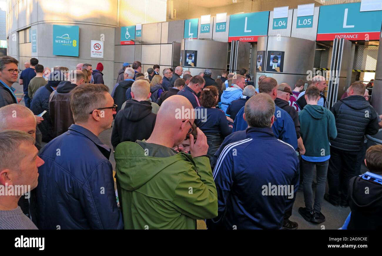 MCFC,Manchester City,Manchester City Football Club vs Chelsea,Carabao cup finale 24/02/2019 Lo stadio di Wembley a Londra, Inghilterra, Regno Unito - Feb2019 Foto Stock