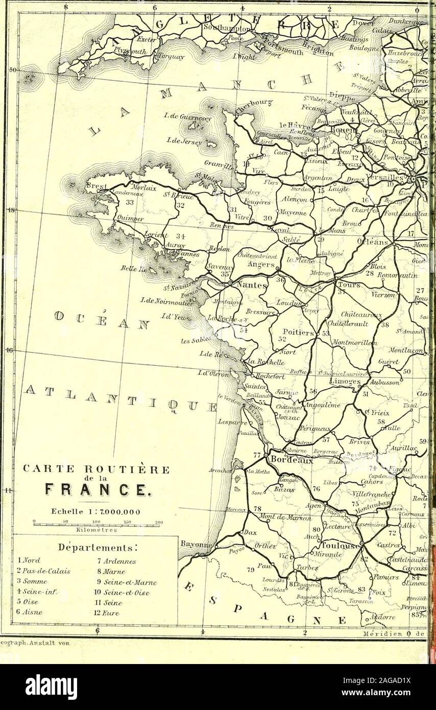 . Parigi e dintorni : con percorsi da Londra a Parigi e da Parigi a Reno e Svizzera : manuale per i viaggiatori. fr.c. fr.c. fr.c. -In su ;-Se 20-35•25-4030-45-35-5040-GO^1 45-65-85 fr.c. -45-50-60-70-75 fr.c.-55-65-75-85-95 fr.c. fr.c. -65-75 -75-90 -90 1 1 - 1 20 1 15 1 35 1 05|1 25 1 50 1 1511 40 1 60 1 25^1 50 1 75 fr.c.-851 1 151 351 501 701 85 -50-70-95-501-751 -60HO-9O1Mi 20 1 50il 7512 05 2 35la stessa carica è fatta per i bagagli nelle cabine di ogni classe per2 caselle 50 c, 3 o più 75 c. fr.c. fr.c.-95 1 051 15 1 251 30 1 451 50 1 701 70 1 90 1 90 2 10 : 2 10 2 30 2 552 25 2 50 Foto Stock