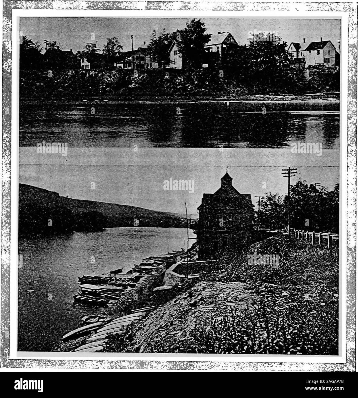 . Meglio Binghamton; una relazione al Mercantile-Press Club di Binghamton, N. Y., settembre 1911. ^ MEGLIO BINGHAMTON M tenendo la North Shore di Susquehanna prima, inizio oppo-site il Remlik Club nei pressi di Tompkins Street Bridge, lasciatevi proceeddown stream.. Foto Stock