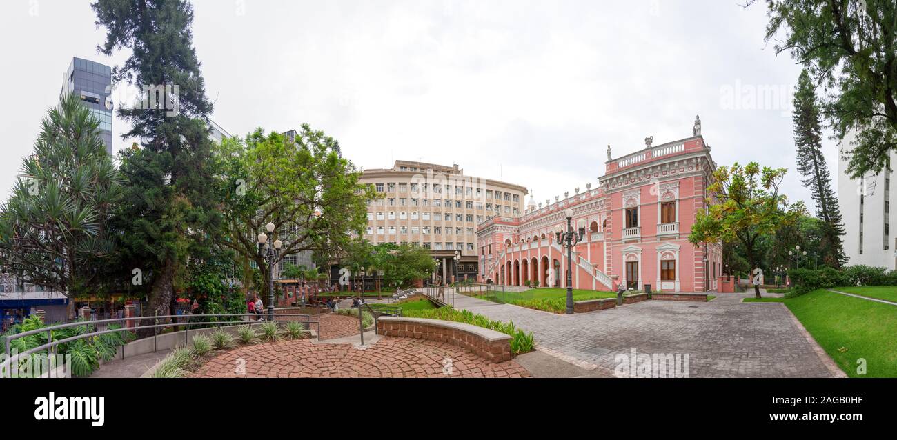 La Cruz e Sousa palazzo nel centro di Florianópolis è sede del Museo storico di Santa Catarina Foto Stock