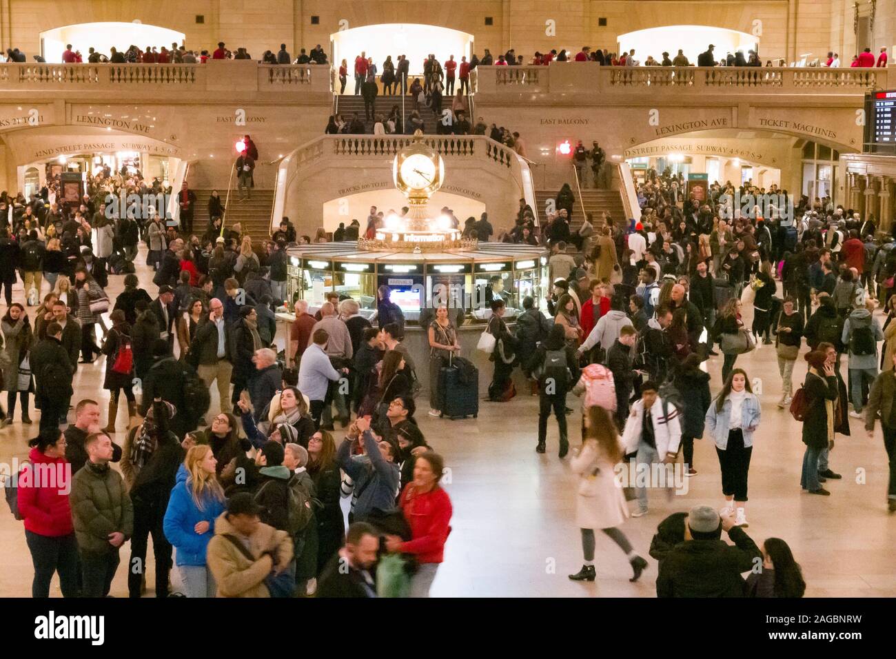 Attività in Grand Central Terminal, NYC, STATI UNITI D'AMERICA Foto Stock