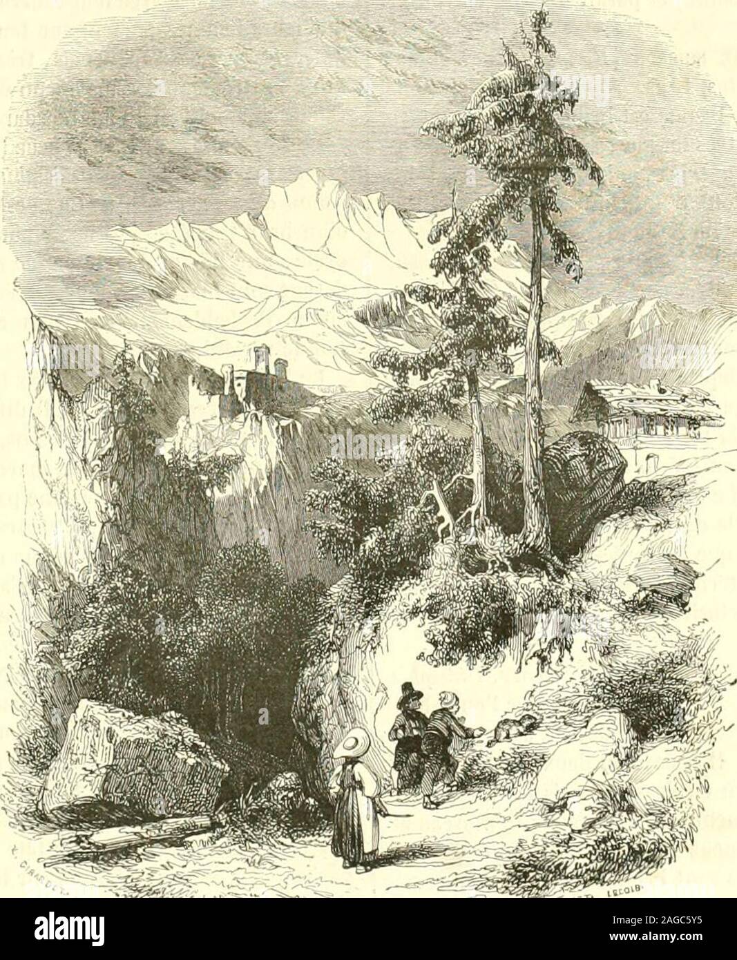 . Le Jardin des plantes : descrizione. les plus grandes ne pensent à se défendre contre leschiens mis à leur poursuite que lorsque la fuite leur est tout àfait interdite. Dans ce cas, lanimal tâche de sélancer sur unepierre ou une roche de trois h quatre pieds de hauteur, et là,assis sur sa queue et sur une de ses pattes", il tâche décarter ses aisément, mais sa sedia coriace est. Il est commun dans la Nou-velle-Galles du Sud. Le Kakooubou un cou rolx {hangurus rupcollis, Gkoff.- Desm.Macropus ruficullis, meno.) est beaucoup plus petit que le précé-dent; figlio pelage est dun gris roussâtre en dess Foto Stock