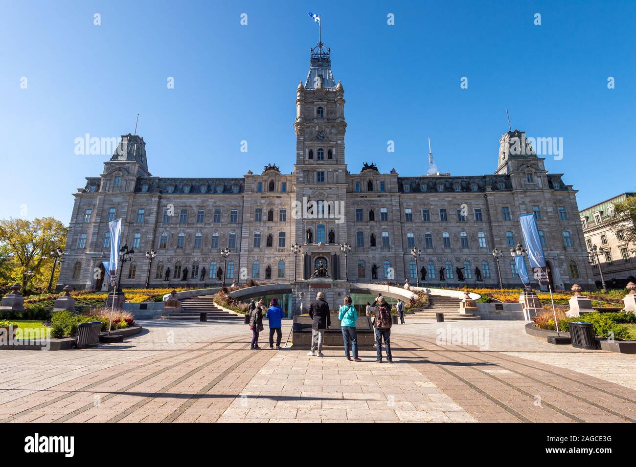 La città di Quebec, Canada - 5 October 2019: Assemblea nazionale del Québec in autunno Foto Stock