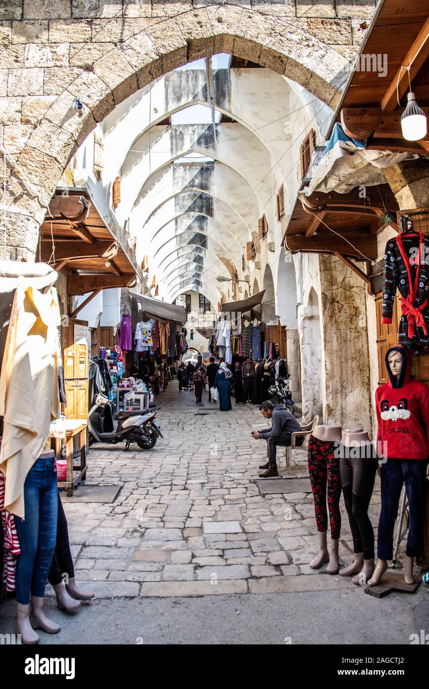 Khan Al Khayatin, Souk, Tripoli, Libano Foto Stock
