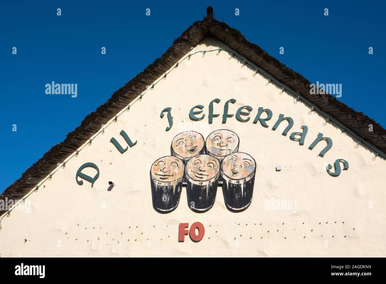 Dolly Heffernans pub. Chiudere nel 2009. vicino a Ballycorden, Dublino, Irlanda Foto Stock