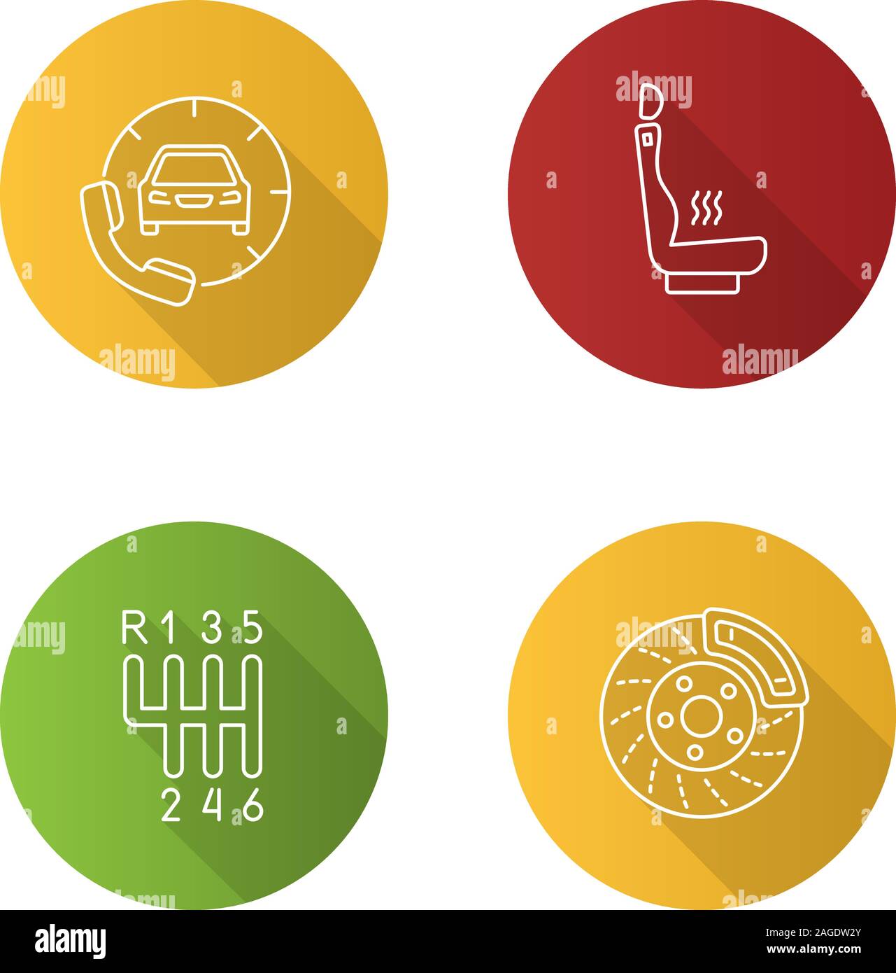 Riscaldati sedile auto icona. Sedile simbolo più calde. Stock illustrazione  vettoriale isolati su sfondo bianco Immagine e Vettoriale - Alamy