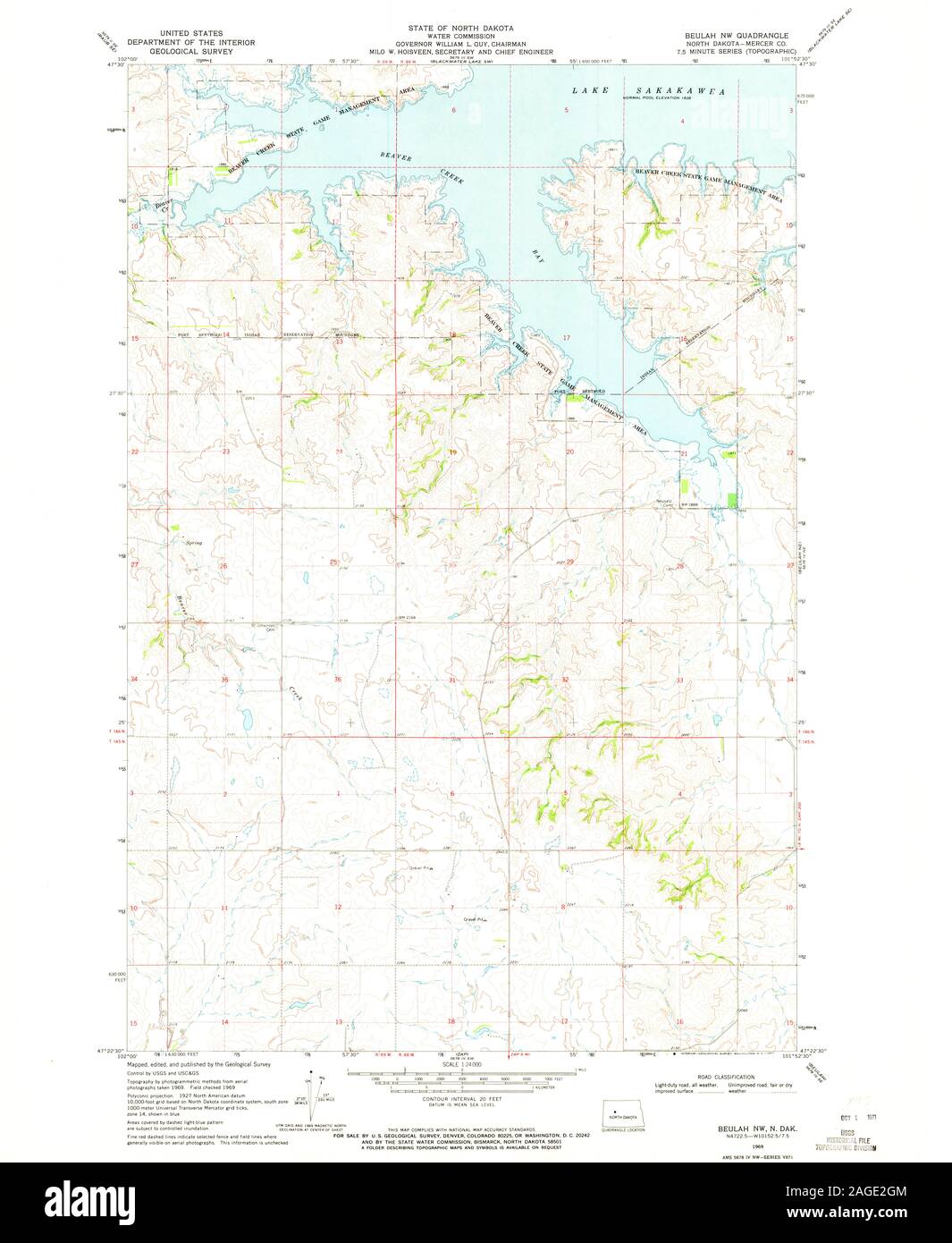 Beulah mappa del dakota del nord immagini e fotografie stock ad alta