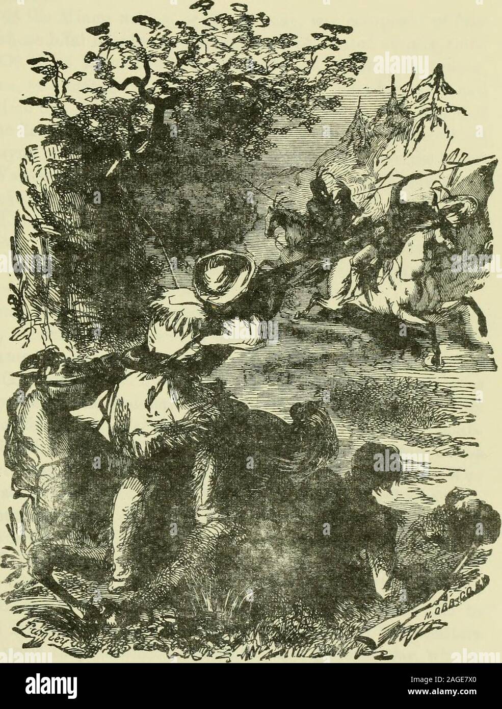 . La storia di Pike e contee di Dubois, Indiana. don, che fu detto a bevery zelanti e apt nella acquisizione delle lingue, aveva un stationon il San Giuseppe a circa 60 miglia al di sopra della bocca. Charlevoix,un altro illustre missionario in Francia, ha visitato un post fiume onthis nel 1721. In una lettera datata del luogo, Agosto 16, egli dice: vi è un comandante qui, con una piccola guarnigione. La sua casa,che è invece molto spiacenti, è chiamato fort, dal suo essere sur-arrotondato con un indifierent palisado, che è abbastanza vicino alla caseina tutto il resto. Abbiamo qui due villaggi di indiani, uno di theMiami Foto Stock