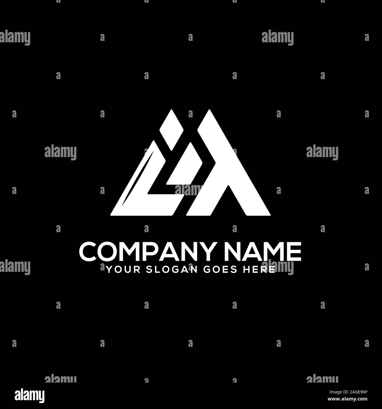 È il logo iniziale ispirazione, io e il logo T il vettore, può essere utilizzato lo sport, finanza, impresa modello di logo Illustrazione Vettoriale