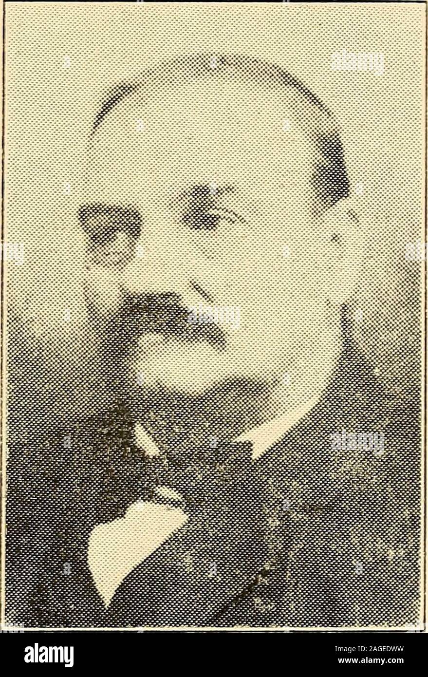 . La storia del Monte unione, Shirleysburg e Shirley Township. JOHN DOlGLAS, uno dei prom-inent residenti di Shirleysburg, wasborn vicino a quella città il Agosto 17, 1846.Il suo - padri nome Samuele Avas andhis nonno, John Douglas, wasone della primitiva coloni in thattown. Il nonno è venuto fromIreland, e si stabilì prima a TyroneForges. Là egli è venuto a Shirleys-Burg. .John Douglas ha risieduto in ingressoe in vicino Shirleysburg tutta la sua vita.Egli era di 1,5 anni addetta al theCounty Home. Egli sposò Avas onOct. 26, 1908, a perdere Annie Brandt.Il sig. Douglas è un presbiteriano anElder e. Suo padre e sua grandf Foto Stock