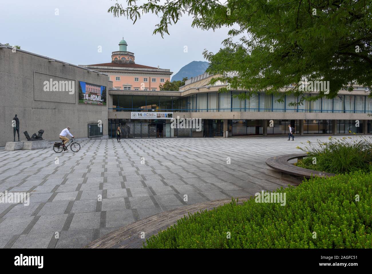 Lugano, Svizzera - 14 Giugno 2019: 14 th. Conferenza internazionale sul linfoma maligno al palazzo dei congressi di Lugano per la Svizzera Foto Stock