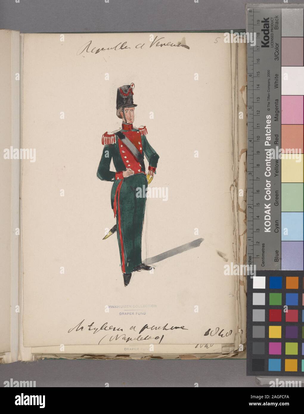 Italia soldato italiano. Venezia, 1848-1850; Italia soldato italiano. Venezia, 1848-1850 Foto Stock