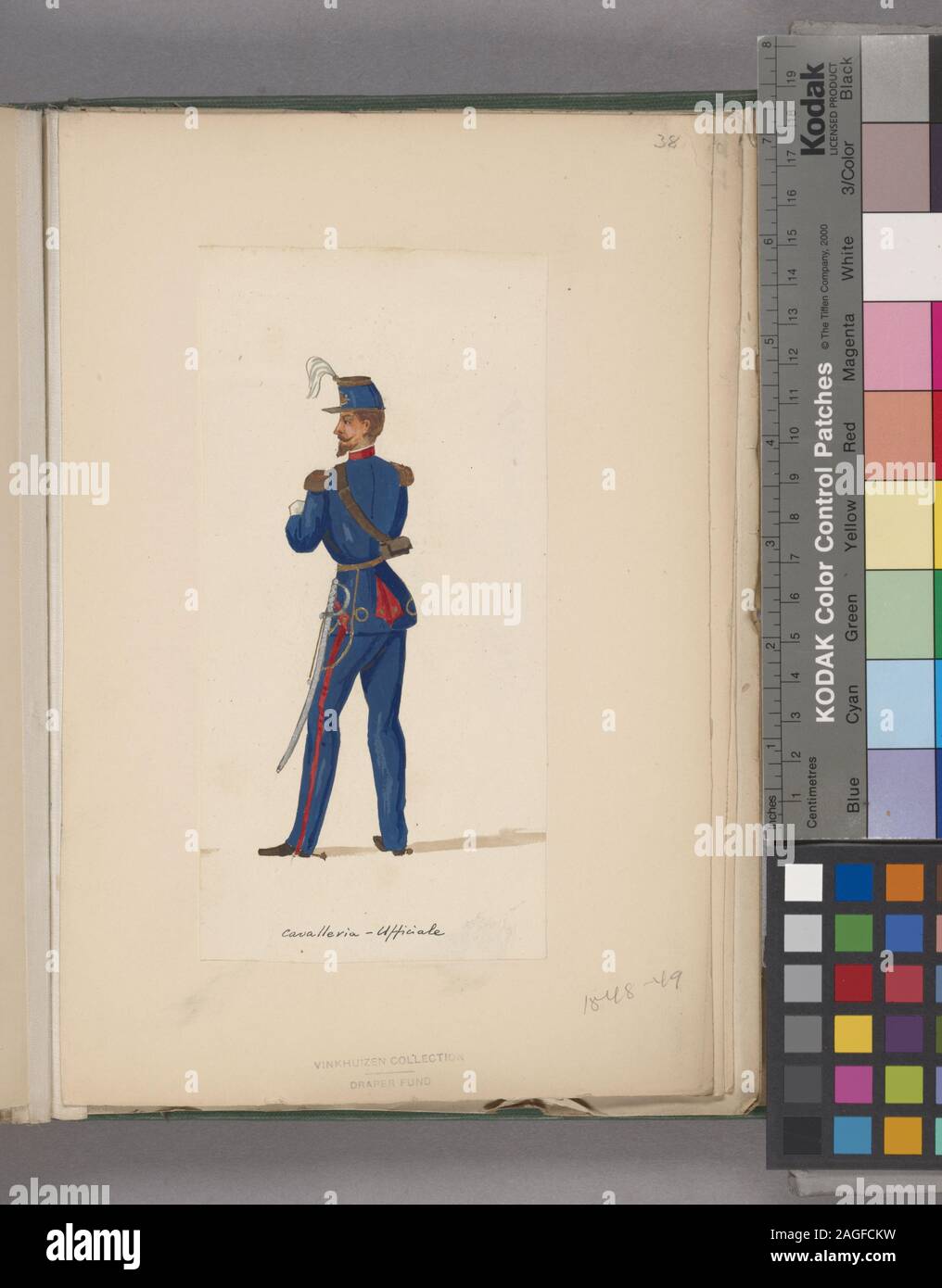 Italia soldato italiano. Venezia, 1848-1850; Italia soldato italiano. Venezia, 1848-1850 Foto Stock