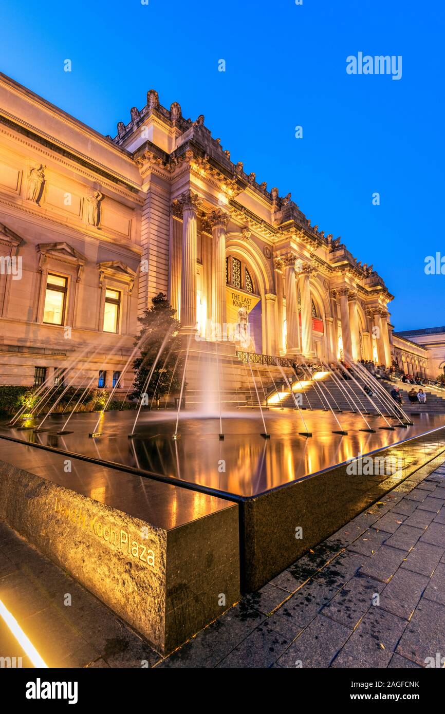 Metropolitan Museum of Art, Manhattan, New York, Stati Uniti d'America Foto Stock