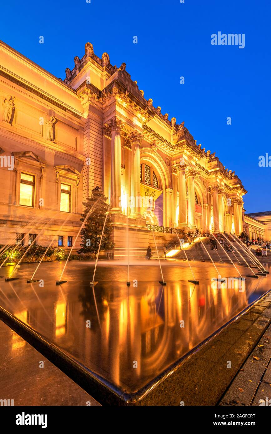 Metropolitan Museum of Art, Manhattan, New York, Stati Uniti d'America Foto Stock