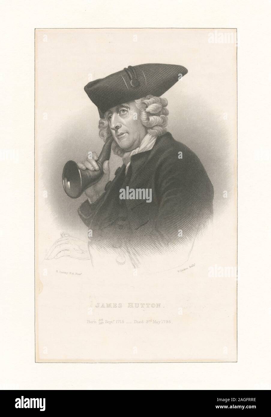 EM3262; James Hutton. Foto Stock