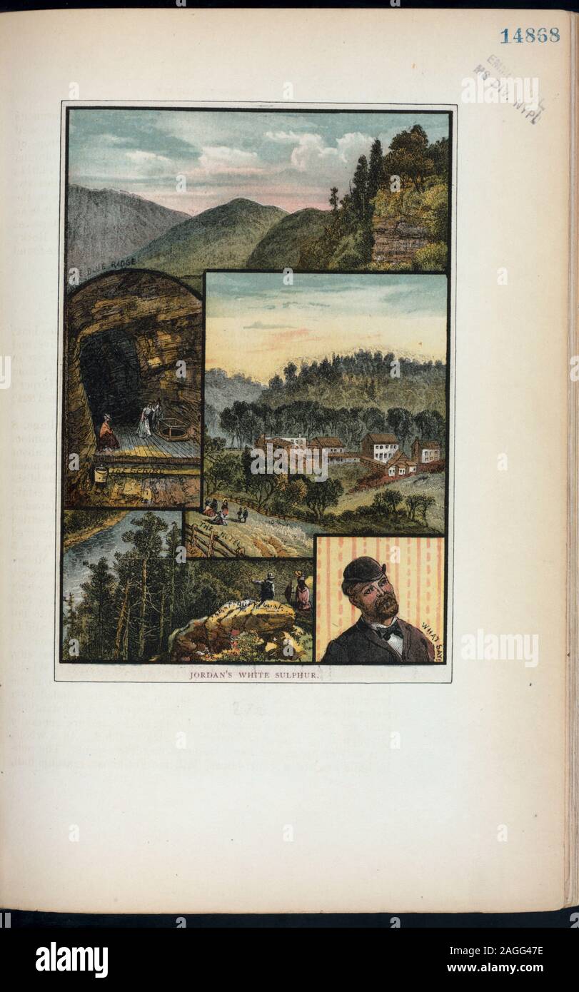 EM14868; Giordania bianco di zolfo. Foto Stock