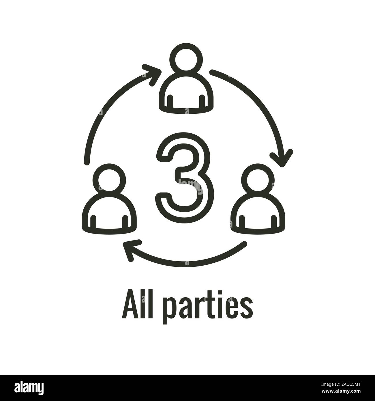 Icona di logistica che mostra il movimento da 1 posto alla successiva Illustrazione Vettoriale