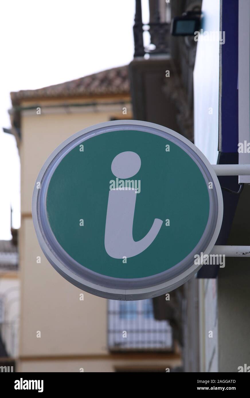 Informazioni turistiche segno Foto Stock