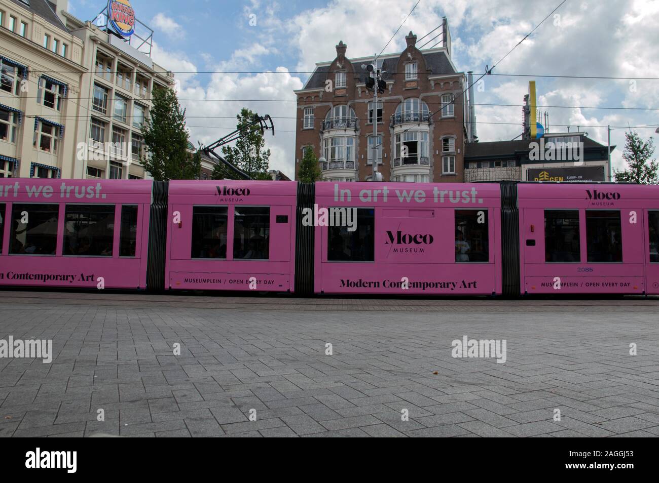 Moco Museo del Tram a tema a Amsterdam Paesi Bassi 2019 Foto Stock