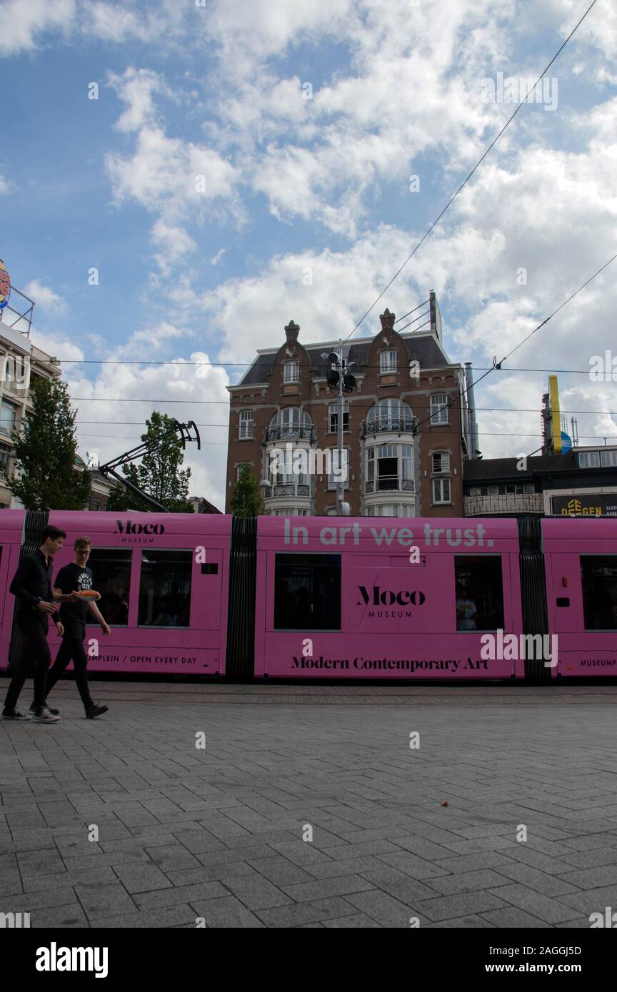 Moco Museo del Tram a tema a Amsterdam Paesi Bassi 2019 Foto Stock