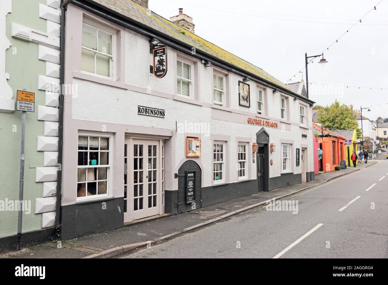 George & Dragon pub, Beaumaris, Anglesey Foto Stock