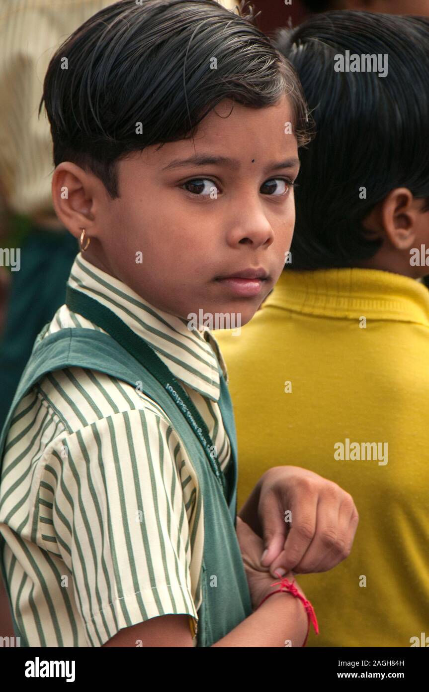 YAVATMAL, Maharashtra, India, agosto - 15, 2011: Giorno di Indipendenza celebrato in Yavatmal su agosto 15, 2011 in Yavatmal, Maharashtra, India. Foto Stock