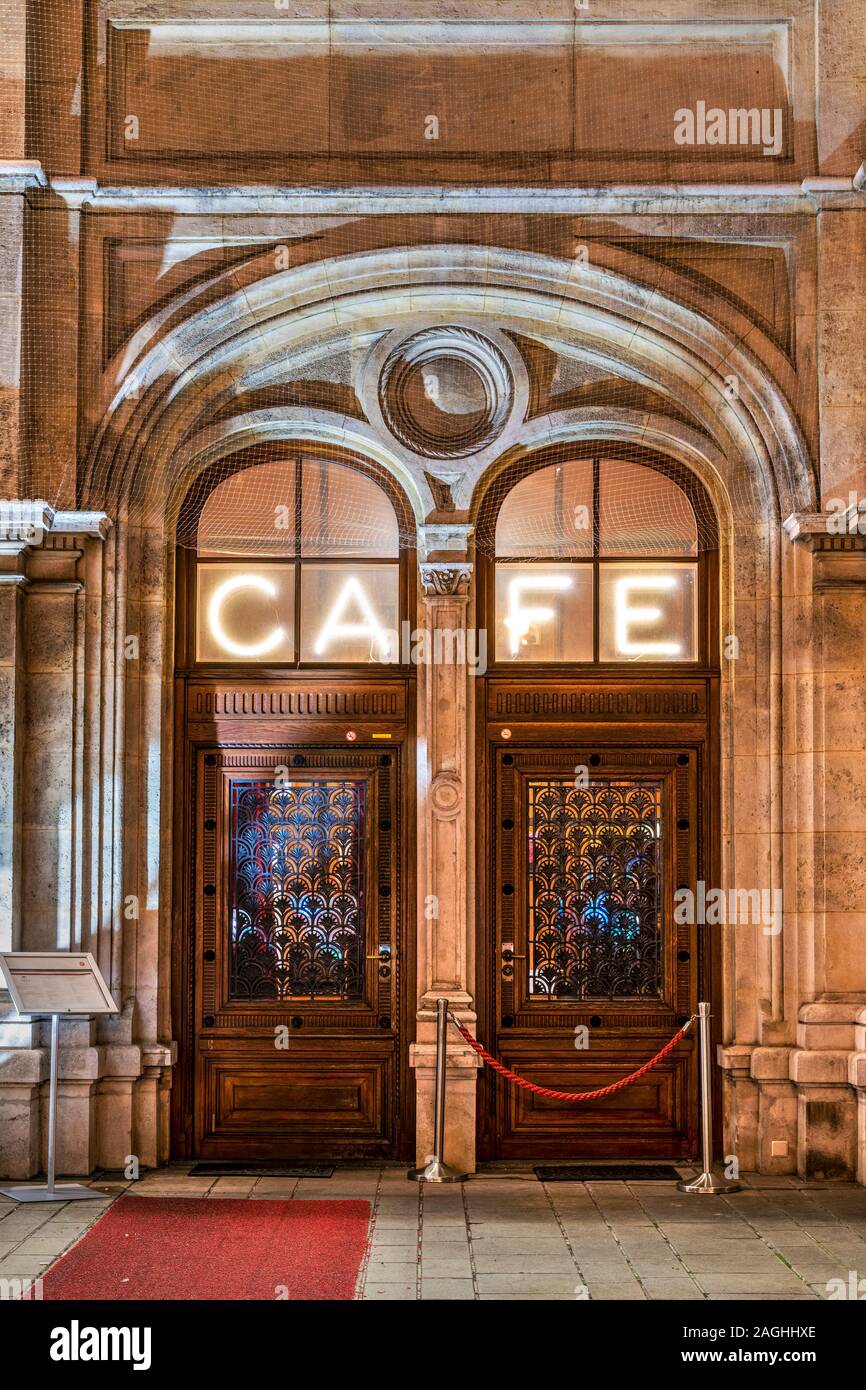 Cafe Oper, Vienna, Austria Foto Stock