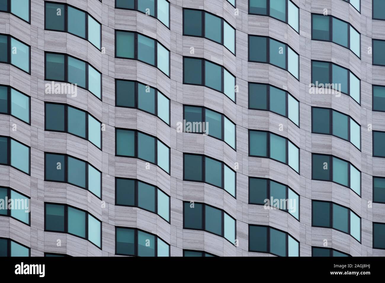 Architettura dettaglio sulla torre a Boston, MA, Stati Uniti d'America Foto Stock