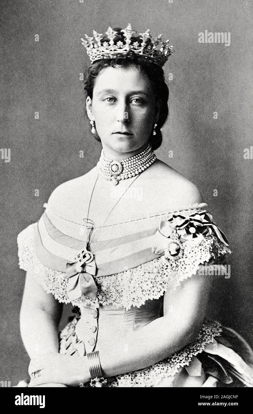 Alice, Princess Louis di Hesse, Maggio 1871 Foto Stock