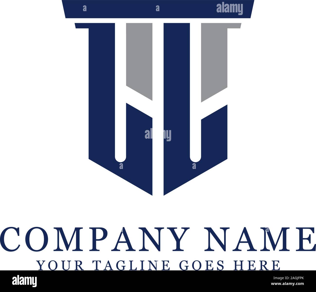 KL bellezza logo ispirazione, lusso logo design, il logo iniziale del nome Illustrazione Vettoriale